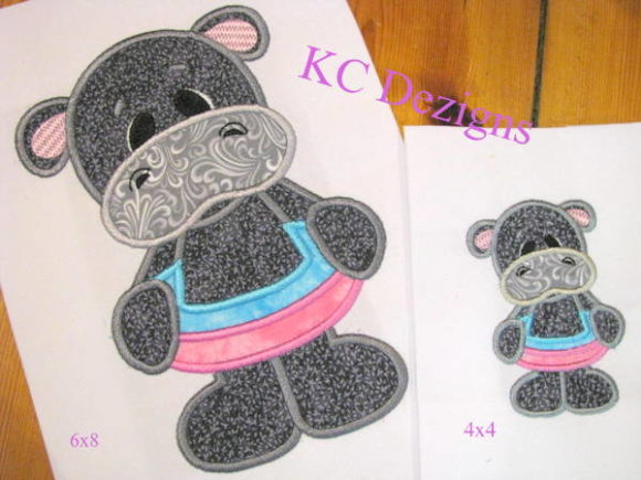 Review: Beach Hippo with Pool Ring Applique