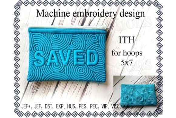 Review: Cosmetic Bag in the Hoop - Saved Design