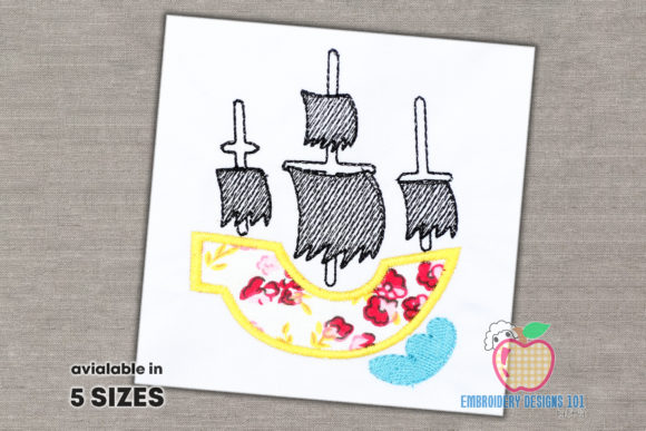 Review: Pirate Ship Applique Pattern for Gifts