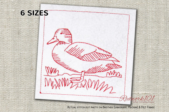 Reviewing American Black Duck Bluework for Embroidery