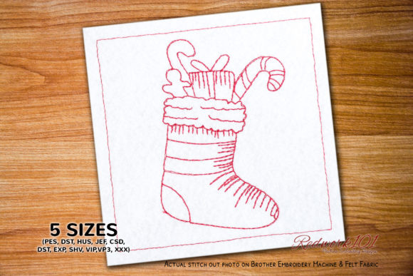 Reviewing Christmas Stocking Lineart for Boutique Apparel