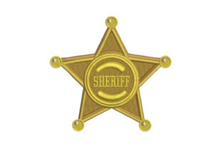 Sheriff Badge: A Western Holiday Embroidery Review